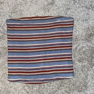 American Eagle Striped Tube Top